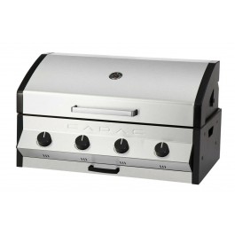 Cadac Camping Garden Table top Meridian 4 Burner Built-in Gas BBQ Barbecue 982241-40-01-uk