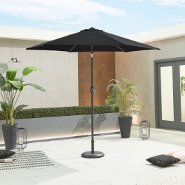 Nova Garden Summer 3.0m Round BLACK Aluminium Tilting 38mm Stem Parasol (13)