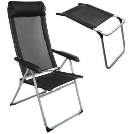 Crusader Lollipop High Back Chair V780/B Black  Complete with FootStool 2022