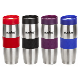 Summit Work Stainless Steel Double Walled Travel Drinks Mug 380ml 663011