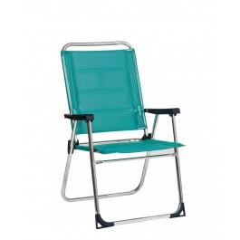 Alco Safety steady fixed armchair aluminium padded Textilene High back 637ALGF-0030