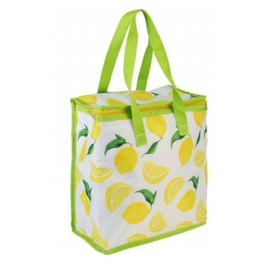 B & CO Lemon Print Camping Picnic Summer 12.5L Cooler Cool Bag - 833187