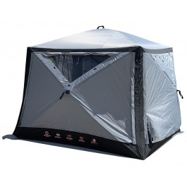 Quest Screen House 4 Pro pop up Gazebo Mid Grey A3000-GR