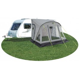 Mid Grey Quest Falcon 325 poled porch awning A3502-MG