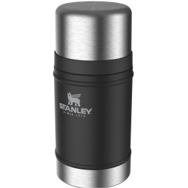 Stanley Classic Legendary Bottle Vacuum Insulated Food Flask 0.7Ltr -  Matte Black Pebble