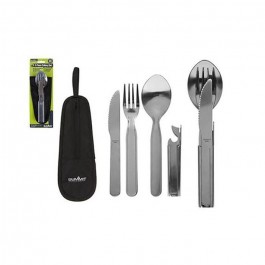 Summit Camping Stainless Steel 5pc Cutlery Set