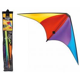 V12 Air Cobra Delta Dual Line Nylon Stunt 115cm Kite BK15-W