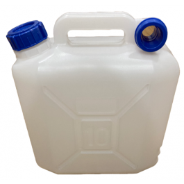 PLS 10ltr Plastic BPA Free Water Carrier Jerry Can With Pouring Spout ES2052-10