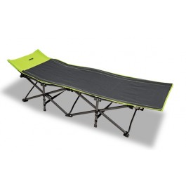 Quest Autograph Norfolk High Camp Bed in black and green F3036GR