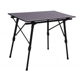Quest Elite Brenig Slatted Black Table F4006BL