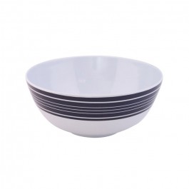 flamefield navy pinstripe bowl
