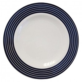 flamefield navy pinstripe side plate