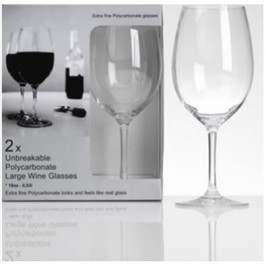 flamefield polycarbonate 18oz large wine glasses (2)