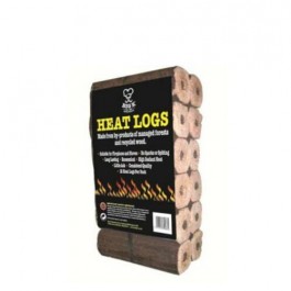 Big K pack of 12 heat logs for firepits and stoves etc LGHEAT