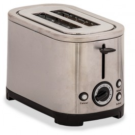 Quest Rocket Low Wattage Polished Stainless Steel Toaster 2 slice K0038SS