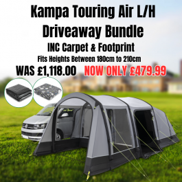 Kampa Touring AIR VW Campervan LH Drive Away inflatable awning bundle deal 9120001234