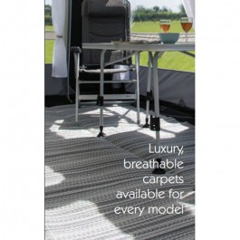 Clearance Kampa Continental Exquisite Cushioned Breathable Carpet  Fits Rally 390 x 250 (club deluxe)