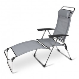 kampa dometic roma footrest pebble grey 9120000492 on chair
