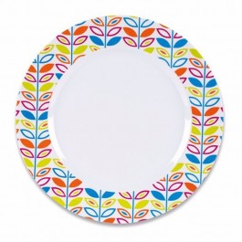 kampa flora summer dinner plate mm0035