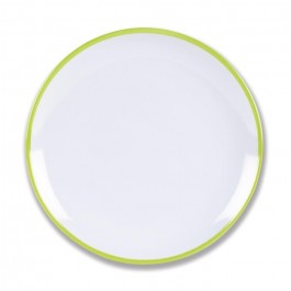 kampa heritage citrus green melamine side plate mm0044