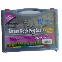 kampa tarzan rock peg pack set (20) 9120001298