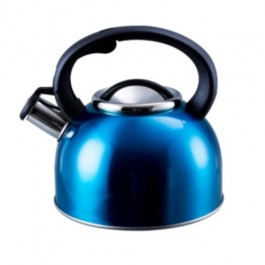 liberty leisure 2.5l whistling kettle blue