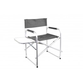 Leisurewize Directors Chair with Side Table - Grey LW647