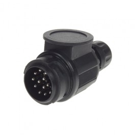 maypole mp128b 12v 13 pin plastic plug close-up