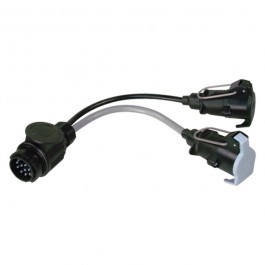 maypole mp603 adaptor 13 pin vehicle to 7 pin 12n & 12n trailer