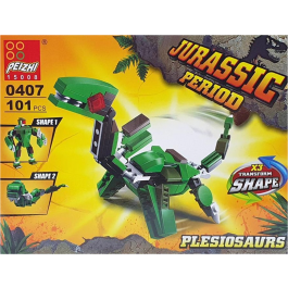Peizhi Jurassic Period Plesiosaurs Lego Type 101 Piece Building Blocks Set 0407