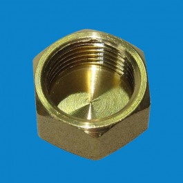 pls blanking nut 3/8" 1008/bl