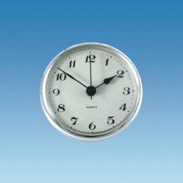 pls 72mm round caravan clock me521