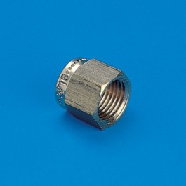 pls compression nut 1/4" wun1003