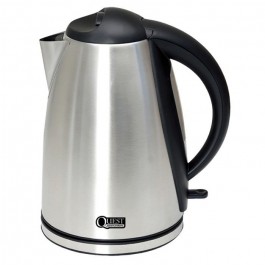 quest 1.8lt low wattage kettle polished steel k0035s