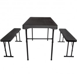 quest jet stream grassmoor table & bench set f0104 2019