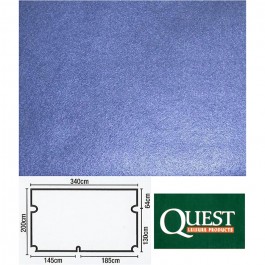 quest taurus 500 fleece carpet 200 x 340cm