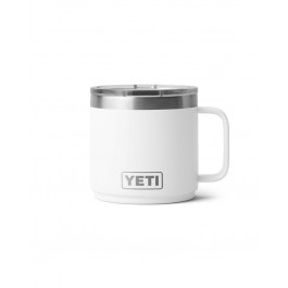 YETI Rambler® White14 oz (414 ml) Stackable Mug With DuraSip™ Ceramic Lining MagSlider™ lid 