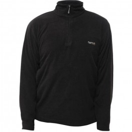 regatta thompson men's half zip fleece rma021 black