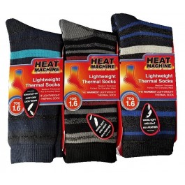 Heat Machine Winter 1.6 tog Lightweight Thermal Socks 2741  UK 6-11
