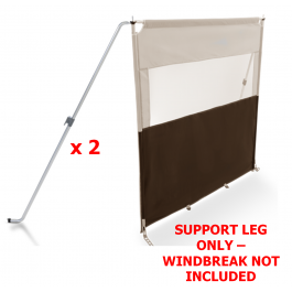 Telta Aluminium Support Poles For Poled Windbreak ( Pack of 2) WB0004