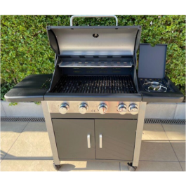 royal leisure outdoor deluxe 4 + 1 gas barbecue w913