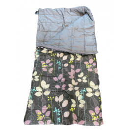 royal leisure brown 'flora' sleeping bag w495 open