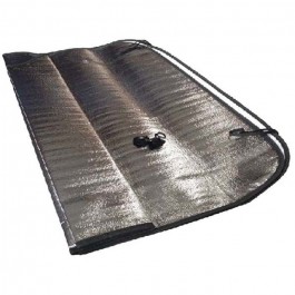 streetwize folding aluminium foil sun shade swfa2