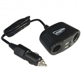streetwize twin socket & twin usb sockets swusb4