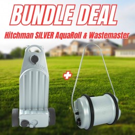 Hitchman Genuine Premium Wastemaster and Aquaroll Combo Silver 