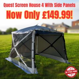    Quest Elite Screen House 120053 Blue COMPLETE WITH A PAIR OF SIDE PANNELS!