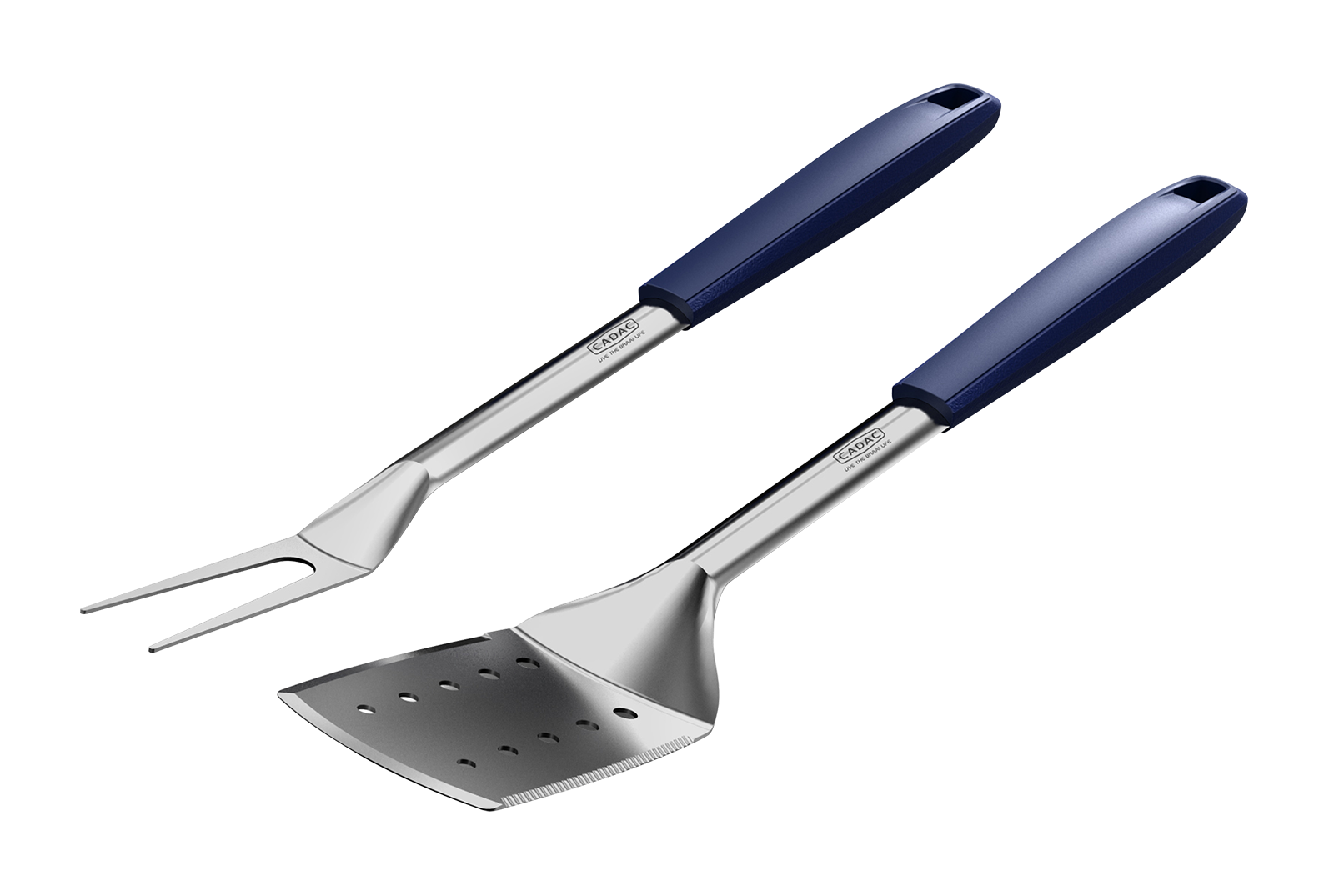 Cadac 45cm Bbq Spatula and Fork Set 98309v Camping and General