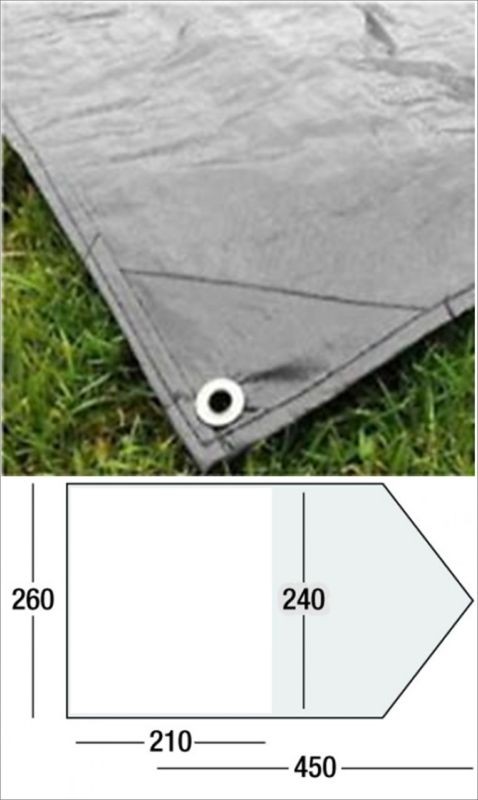 Sunncamp Evolution 400 shaped SPS footprint tent groundsheet Camping and General