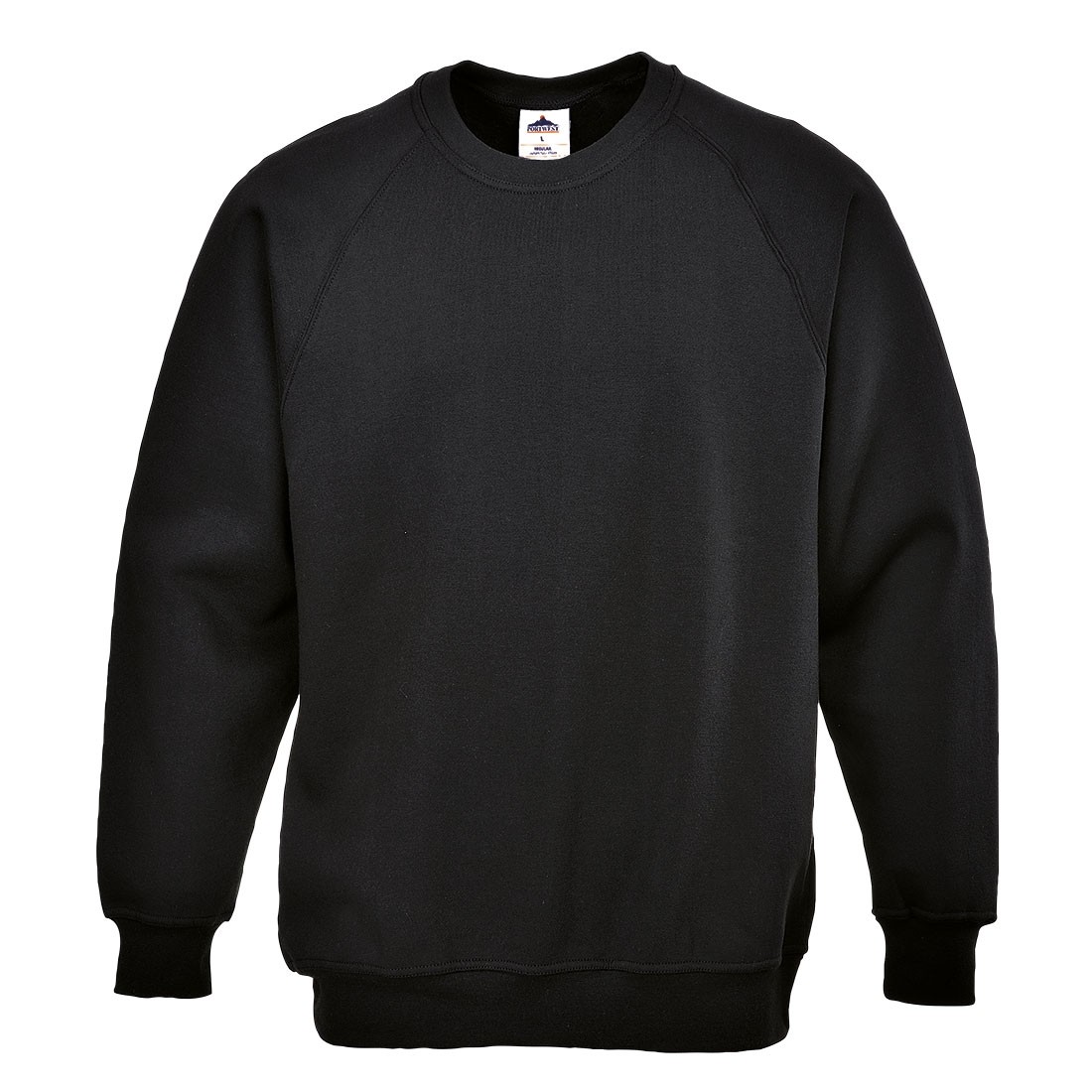 Portwest Roma Sweatshirt Black B300 | Camping and General