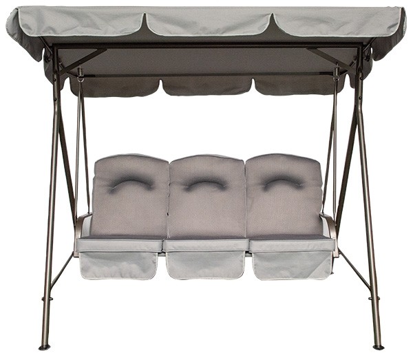 Quest Naples Pro 3 Person Swing Garden Seat All Weather F1326 Camping and General